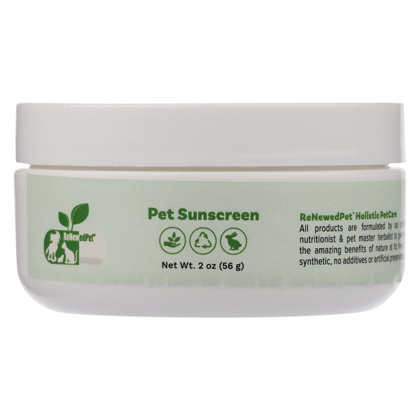 Pet Sunscreen Lotion Natural Organic Sun Shield UV