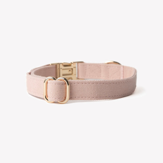 'Baby Pink' - Canvas Dog Collar | Purrfect Pet Kingdom