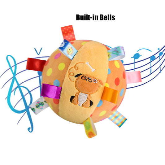 Plush Dog Sound Ringing Ball, Interactive Pet Toy, Teeth Cleaning, Chewing Toy, Big Dog, Little Dog | Purrfect Pet Kingdom