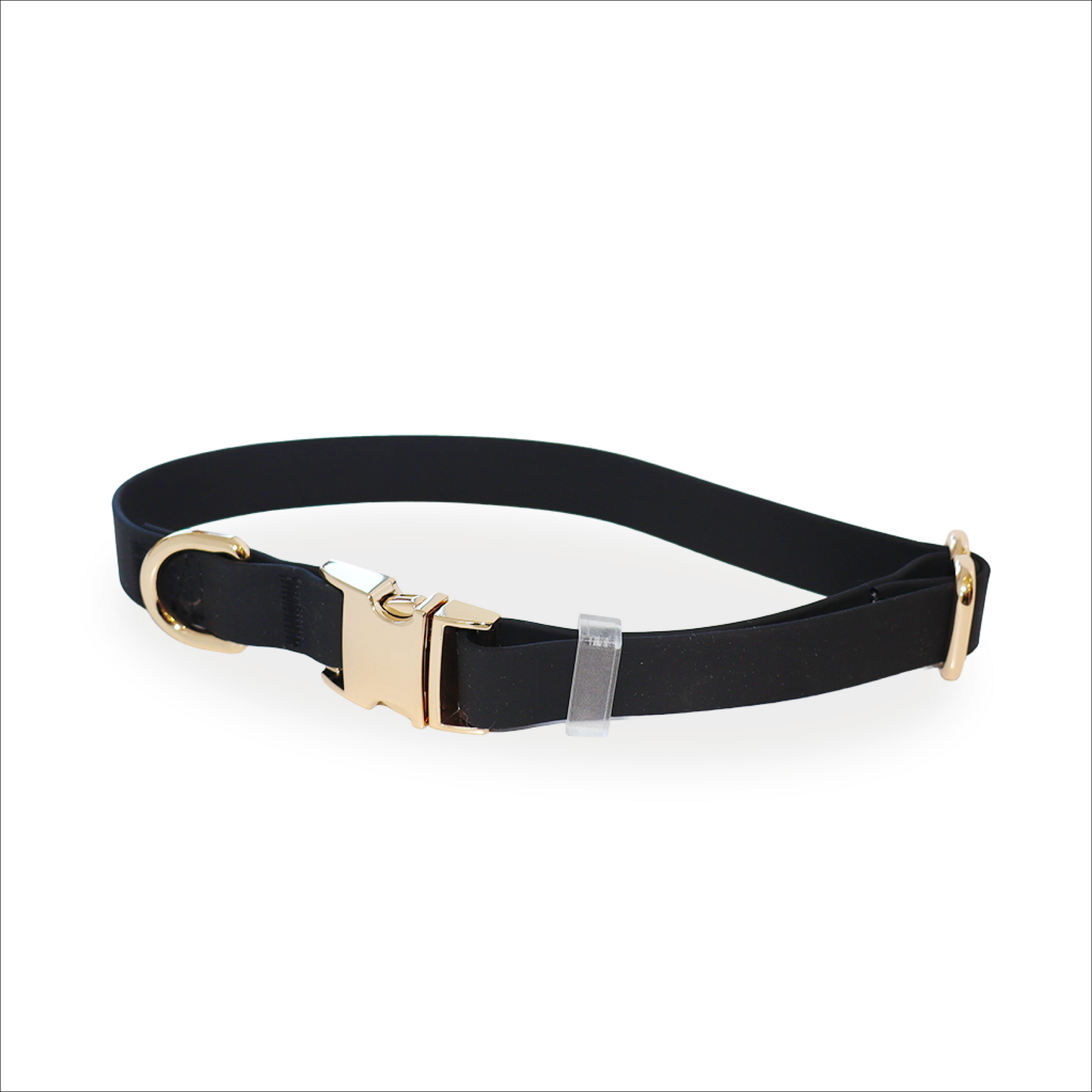 Waterproof Dog Collar Heavy Duty Easy Clean Black