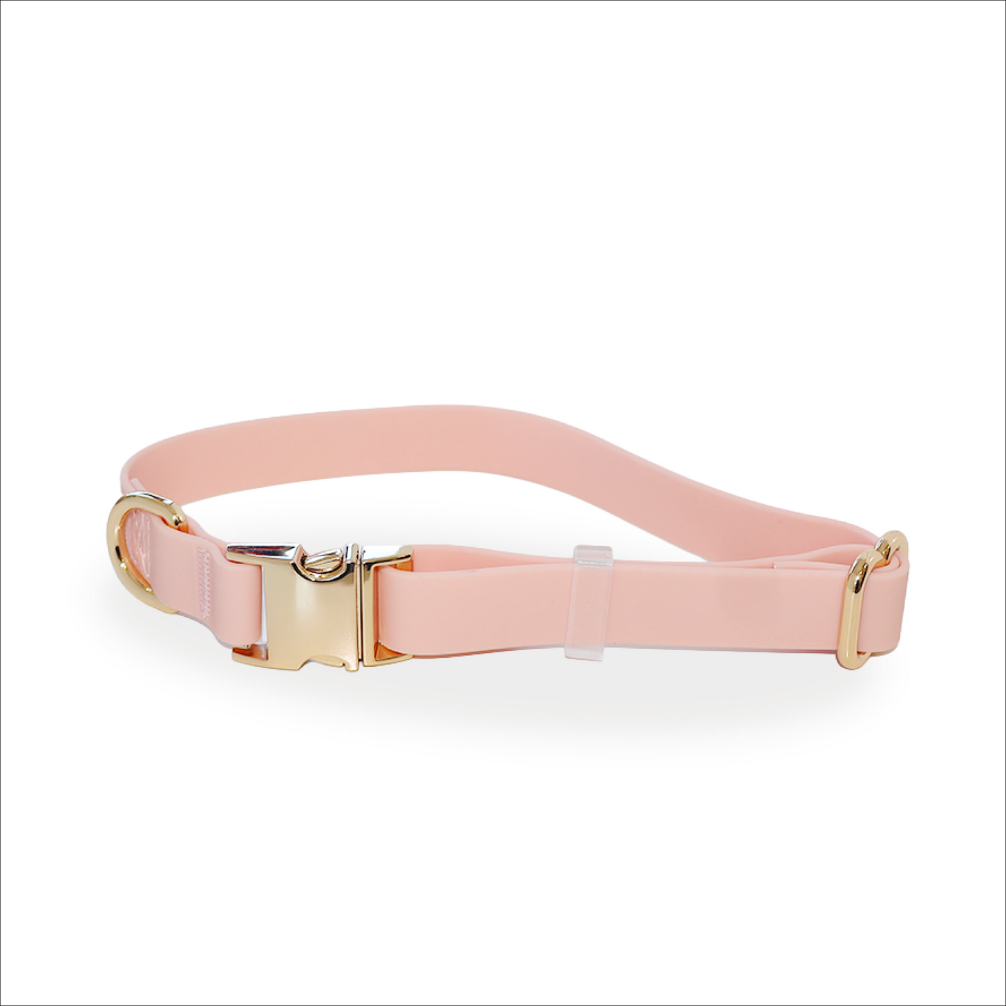 Waterproof Dog Collar Heavy Duty Easy Clean Pink