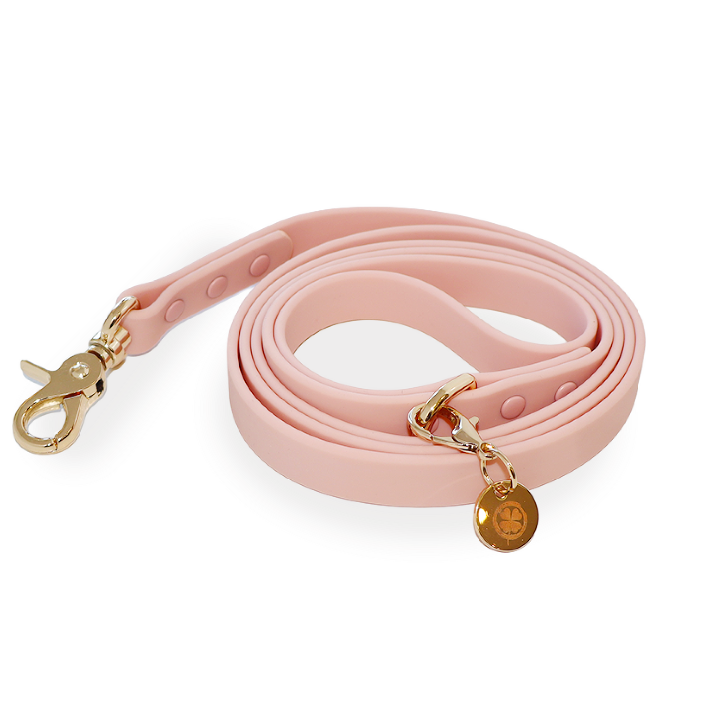 Waterproof Dog Leash Odor Resistant PVC Strap Pink