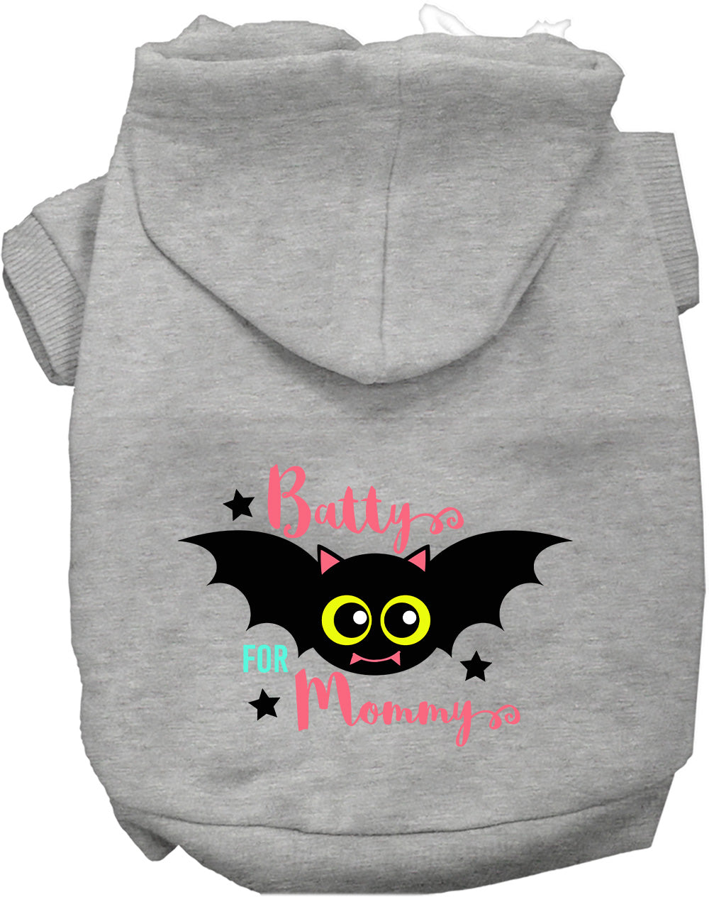 Dog Hoodie Batty for Mommy Cute Spooky Halloween Costume Top