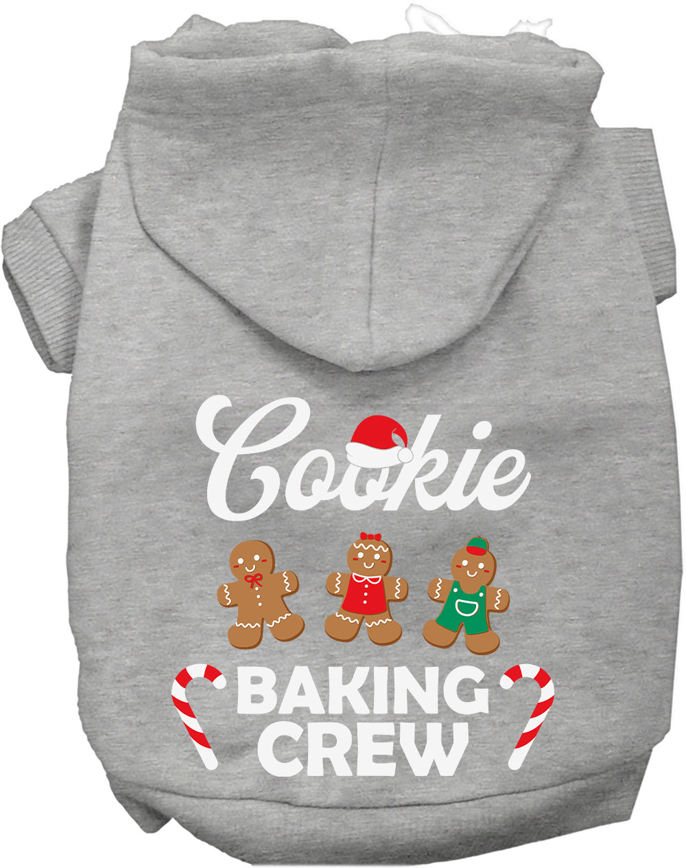 Dog Hoodie Cookie Baking Crew Festive Christmas Warm Sweater