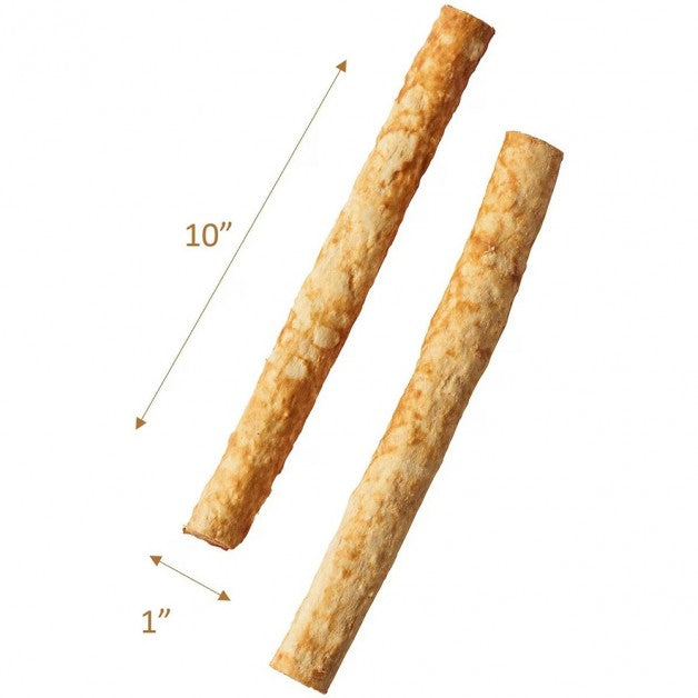 Dog Chews Nothin To Hide Bacon Large Rolls Chews 10-Inch 2pk