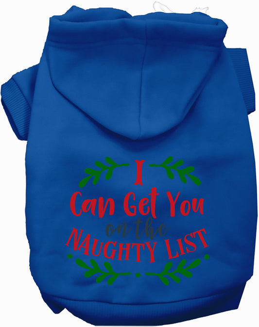 Can Get You on the List Christmas Pet Hoodie