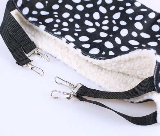 Cat Hammock Hanging Cage Plush Soft Warm Winter Cushion Mat