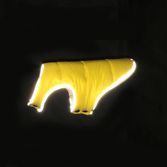 Pet Jacket Warm Winter Dog Clothes Reflective Puppy Clothing Vest Comfortable Fleece Pet Dogs Coat For Small Medium Large Dogs - Majestic Pet Kingdom