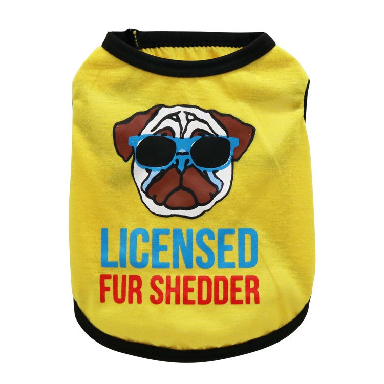 Dog Clothes Summer Clothes Teddy Pet Vest Bears Fadou Small