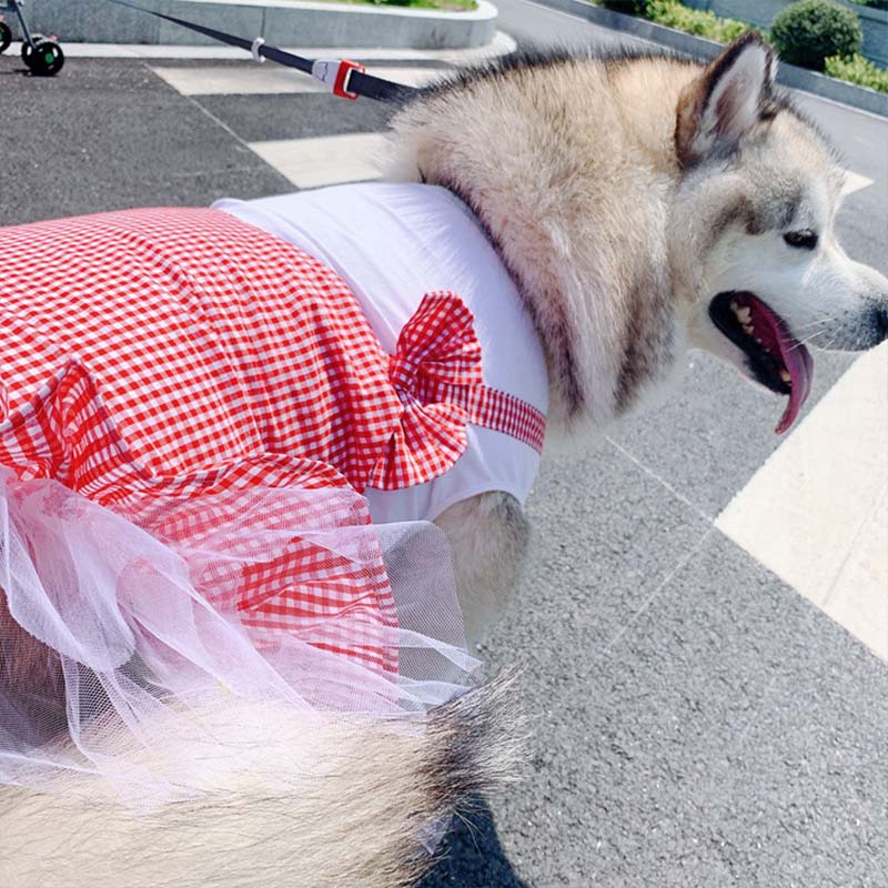 Dog Dress Princess Costume Pet Skirt for Medium Large Breeds