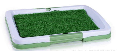 Dog Potty Tray 3-Layer Artificial Grass Simulation Turf Mat