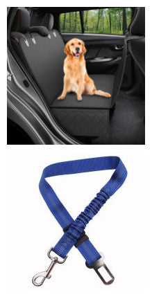 Dog Car Seat Cover Waterproof Mesh Window Backseat Hammock - Detail Angle 7 | Majestic Pet Kingdom