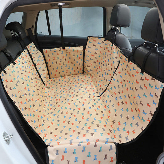 Dog Car Seat Cover Waterproof Dirt-Resistant Rear Bench Mat