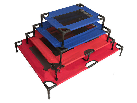 Dog Bed Elevated Folding Camping Cot Trampoline Sleeping Mat