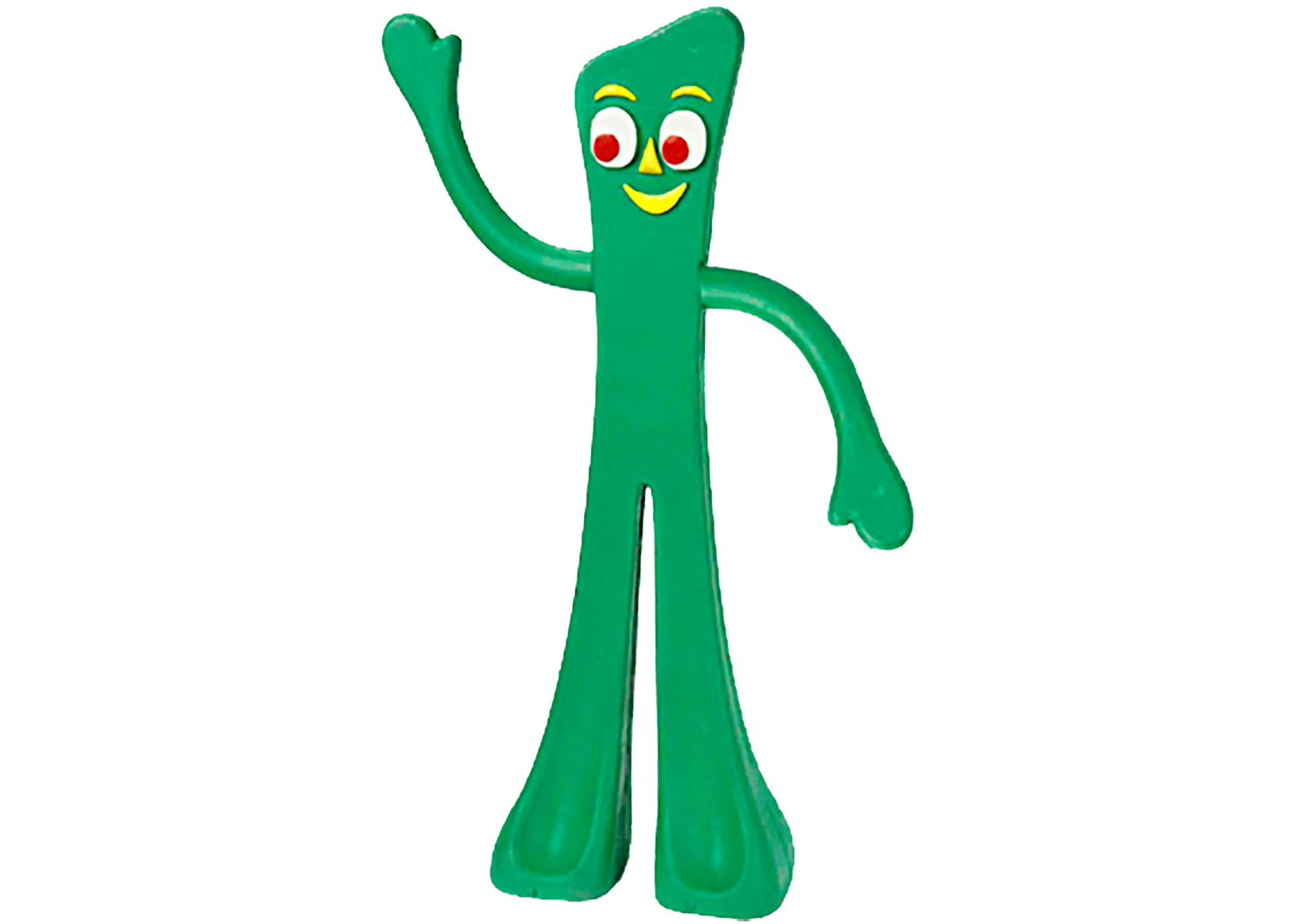 Dog Chew Toy Multipet Gumby Rubber Squeaky Fetch Chew 9-Inch