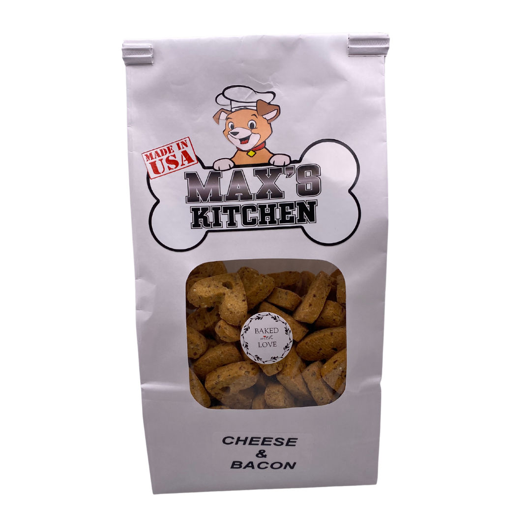 Dog Treats Maxs Cheese & Bacon Crunchy Oven Baked Biscuits 1
