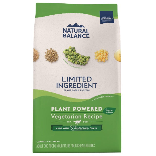 Dog Food Natural Balance Plant Powered Vegetarian Dry Kibble