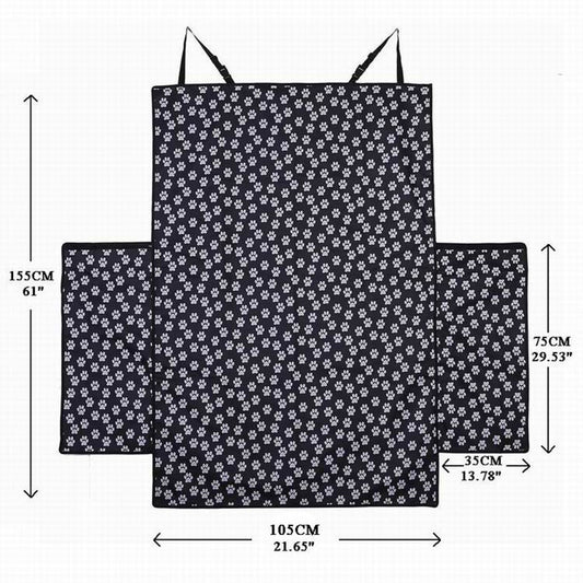 Dog Car Seat Cover Waterproof Heavy Duty Trunk Cargo Mat SUV - Main Feature View | Majestic Pet Kingdom