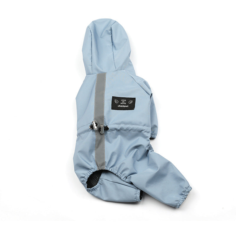 Dogs all-inclusive waterproof hooded raincoat - Majestic Pet Kingdom