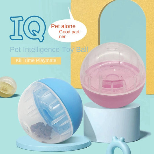 Pet Feeder Wobble Bowl Dog Food Dispensing Ball Chew-Resistant Intelligent Training Toy Cat and Dog Play Ball - Detail Angle 2 | Majestic Pet Kingdom