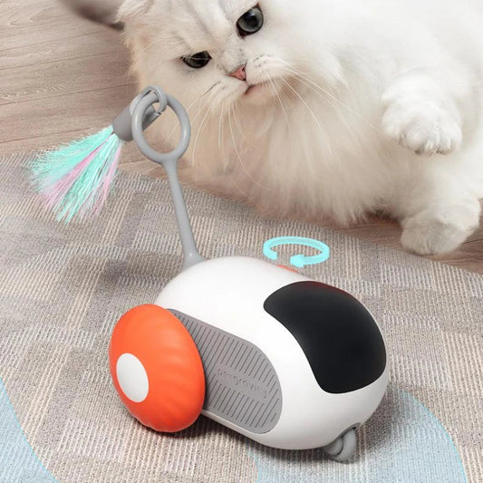 Remote Control Interactive Cat Car Toy USB Charging Chasing Automatic Self-moving Remote Smart Control Car Interactive Cat Toy Pet Products | Purrfect Pet Kingdom