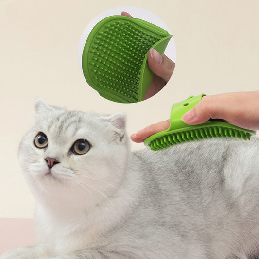 Soft Rubber Dog Cat Brush Pet Bath Silicone Comb Massage Comb Hair Remover Pet Supplies Dog Grooming Wash Cleaning Equipment | Purrfect Pet Kingdom