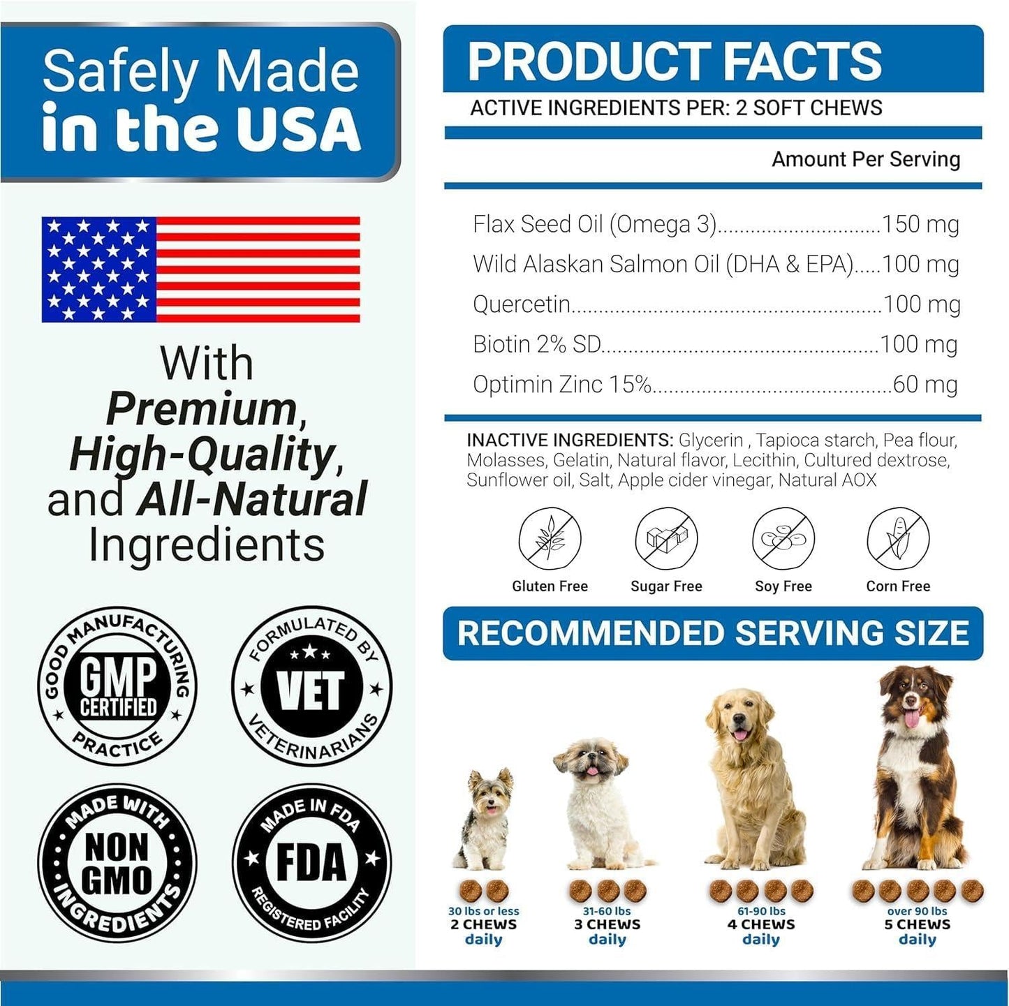 Omega-3 Fish Oil for Dogs 2-Pack Skin & Coat Itchy Skin Relief
