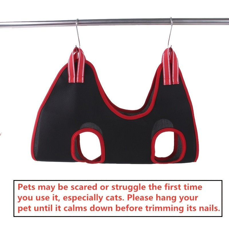 Dog Grooming Hammock Restraint Harness Bag for Nail Trim
