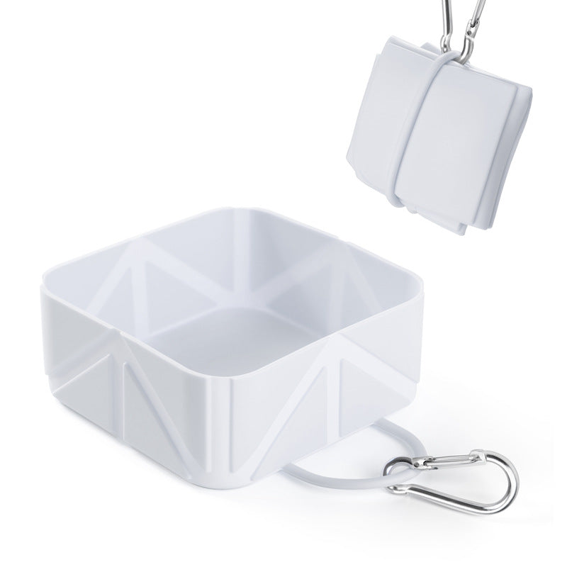 Dog Bowl Collapsible Silicone Portable Travel Food Water Dish - Detail Angle 7 | Majestic Pet Kingdom