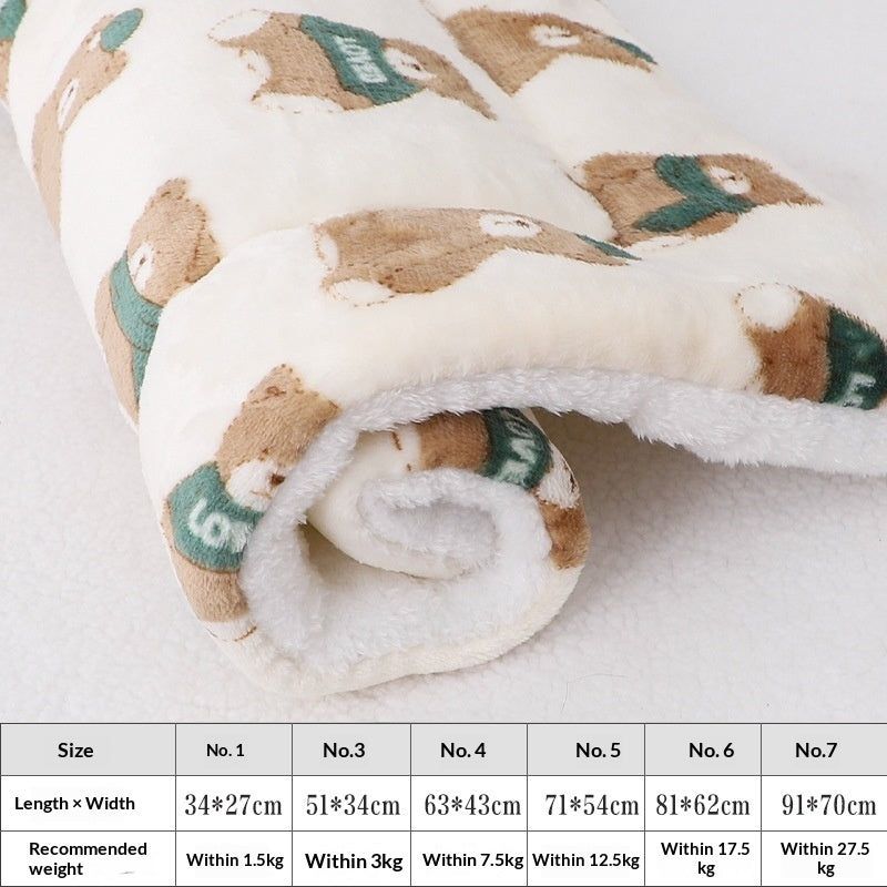 Thickened Pet Mat For Autumn And Winter Warmth - Majestic Pet Kingdom