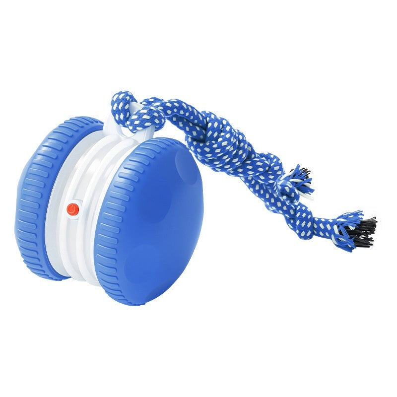 Pet Plastic Toy Rechargeable Rolling Ball For Cats And Dogs Durable And Interactive