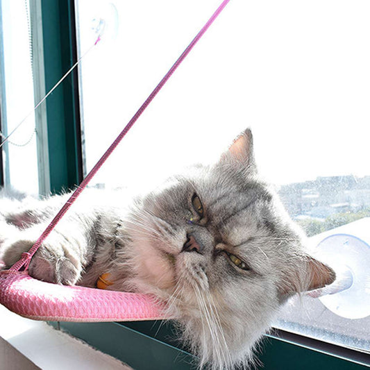Cat Window Hammock Heavy Duty Suction Cup Sunbathing Bed Mat