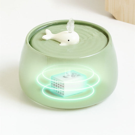 Cat Ceramic Automatic Circulation Filtration Water Dispenser - Majestic Pet Kingdom
