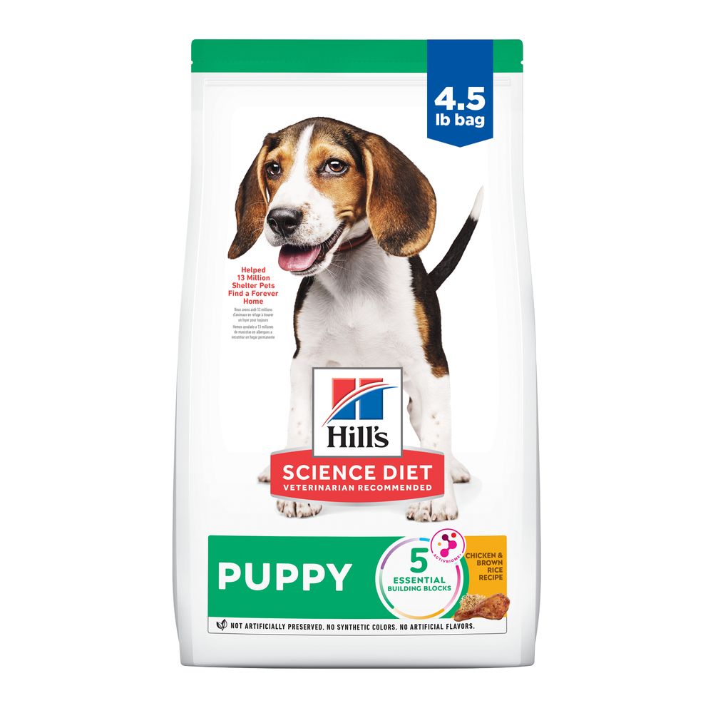 Dog Food Hills Science Diet Puppy Chicken & Brown Rice Kibbl
