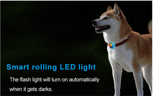 Dog Collar with Integrated GPS Anti-Lost Location Tracker Case