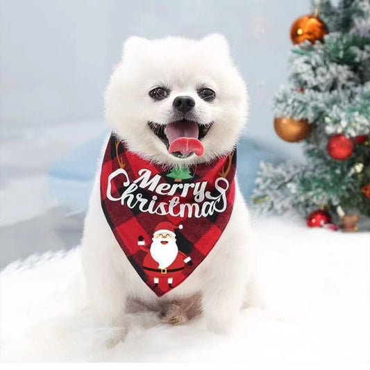 Christmas Day Border Protection Pet Small, Medium, and Large Dogs, Dogs, Cats, Teddy Triangular Towels, Water Jars | Purrfect Pet Kingdom
