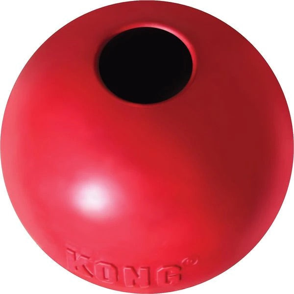 Dog Ball Toy KONG Classic Natural Rubber Fetch Ball Medium