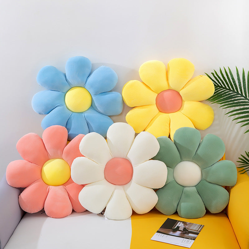 Daisy Flower Shaped Office Cushion, Computer Cushion, Sun Fl