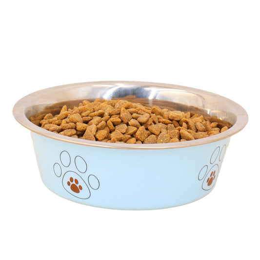 Stainless Steel Anti-tumble Non-slip Pet Bowl - Majestic Pet Kingdom