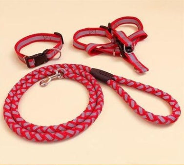 Dog Leash Heavy Duty Nylon Padded Handle Walking Pet Lead