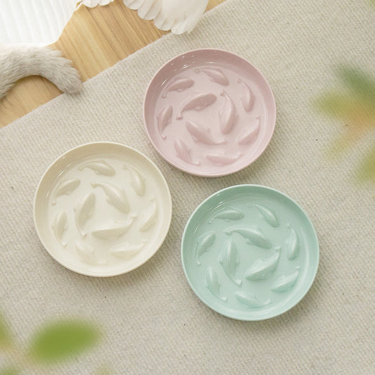 Dogs And Cats Slow Feeding Bowl Pet Bowl Cat Slow Tableware Feeder