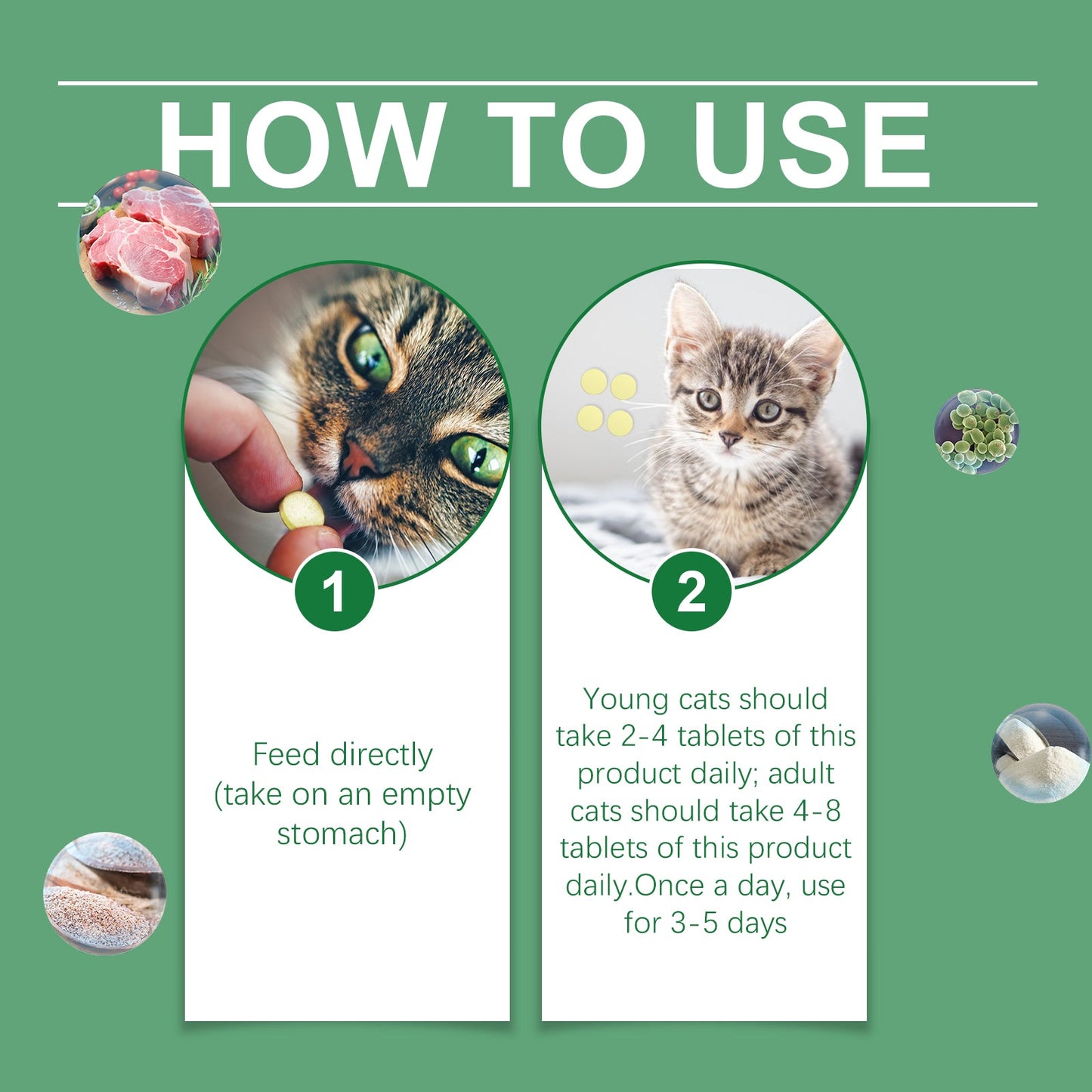 Cat Grass Tablets For Healthy Pets For Cats And Dogs To Absorb Nutrients Rich In Dietary Fiber Tablets | Purrfect Pet Kingdom