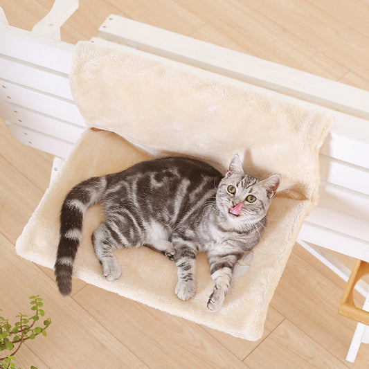Cat Hammock All-Season Hanging Cage Soft Canvas Sleeping Bed