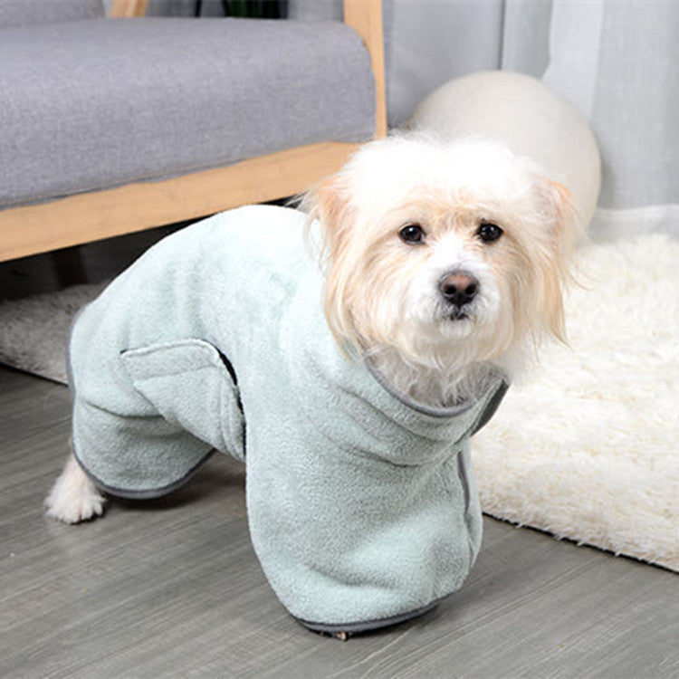 Dog Bathrobe Super Absorbent Quick-Drying Microfiber Towel - Detail Angle 7 | Majestic Pet Kingdom