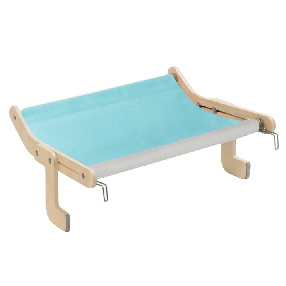 Cat Hammock Hanging Window Perch Bed with Climbing Activity - Detail Angle 7 | Majestic Pet Kingdom