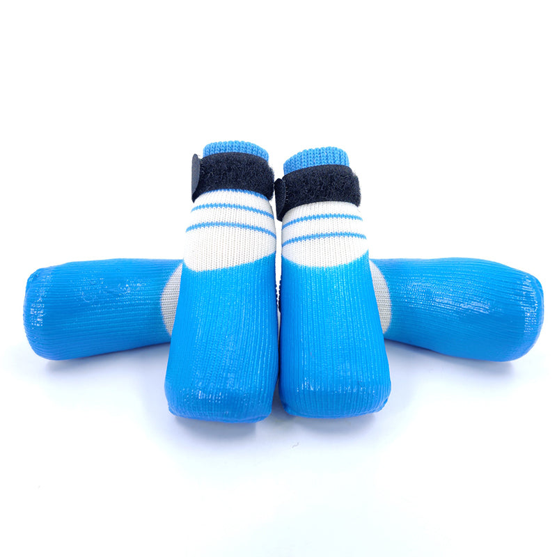 Dog Socks Soft Soled Waterproof Anti-Scratch Paw Booties 4pk - Detail Angle 7 | Majestic Pet Kingdom
