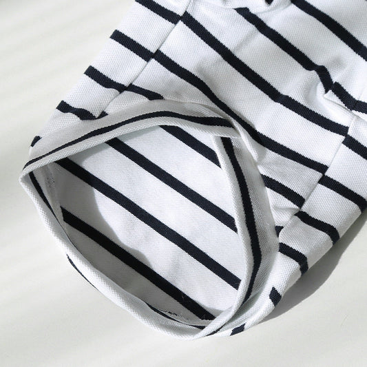 Pet Dog Cat Hoodie Striped Clothes - Majestic Pet Kingdom