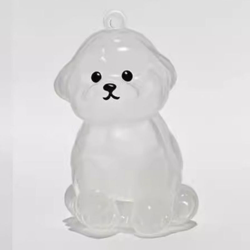 A transparent DIY pet hair memorial keychain box, a sweet keepsake for dog lovers. - Detail Angle 7 | Majestic Pet Kingdom