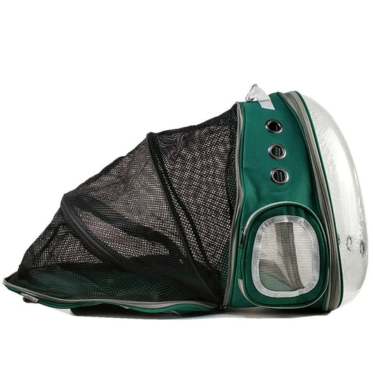 Cat Bag Panoramic Space Capsule Space Bag Pet Bag Portable Backpack Porous Breathable And Light Proof Expandable Cat Bag - Detail Angle 2 | Majestic Pet Kingdom