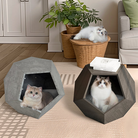 25 98 Modern Pet Furniture Cat Litter Sofa Side Table Planter Mdf Multifunctional Furniture Burmese Sumac